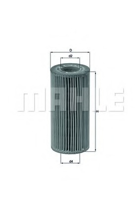 Mahle/Knecht OX 383D Фильтр масляный MB 02- M275 V12